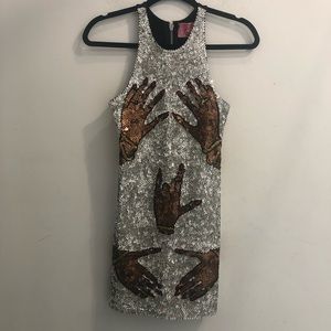 Discount Trash / Discount Universe sequin dress M